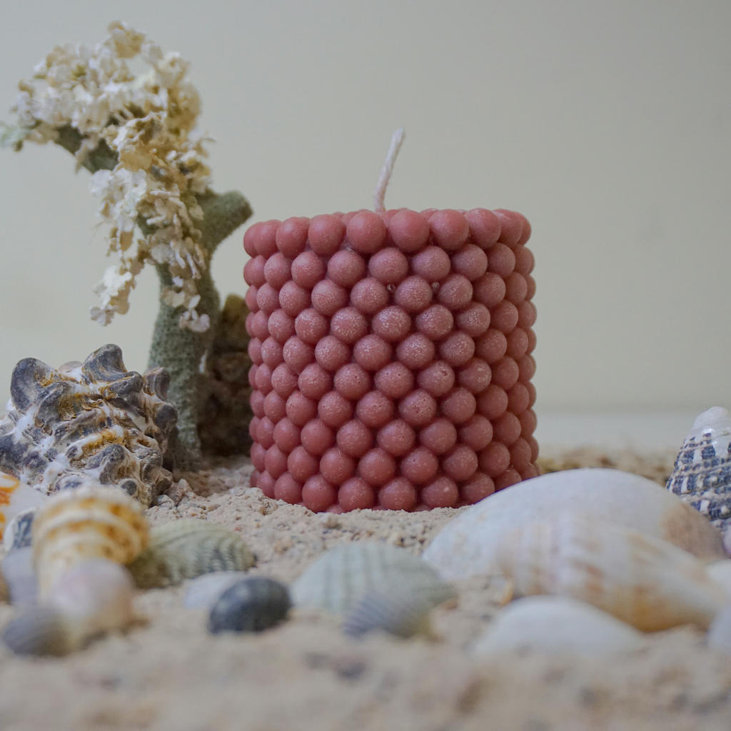 Scented Pillar Pearl Candle