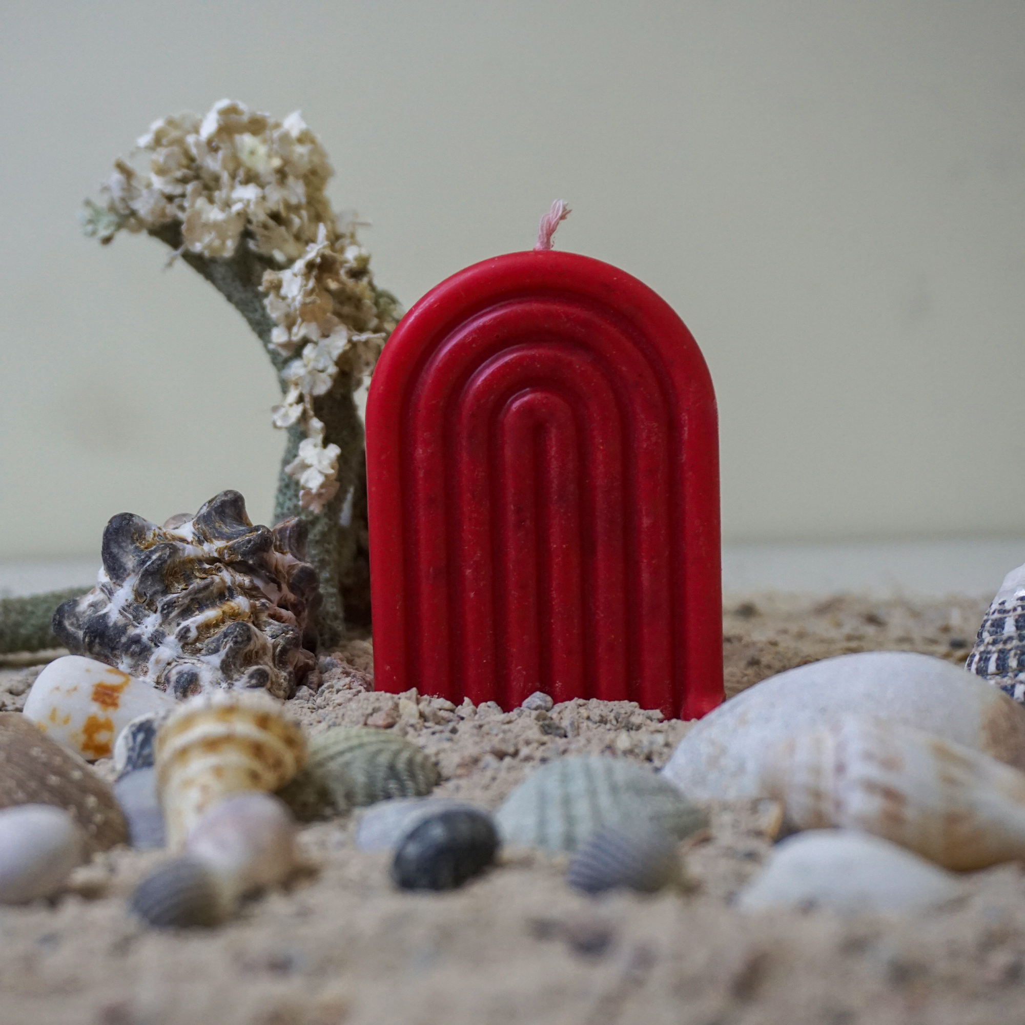 Geometric Arch Candle