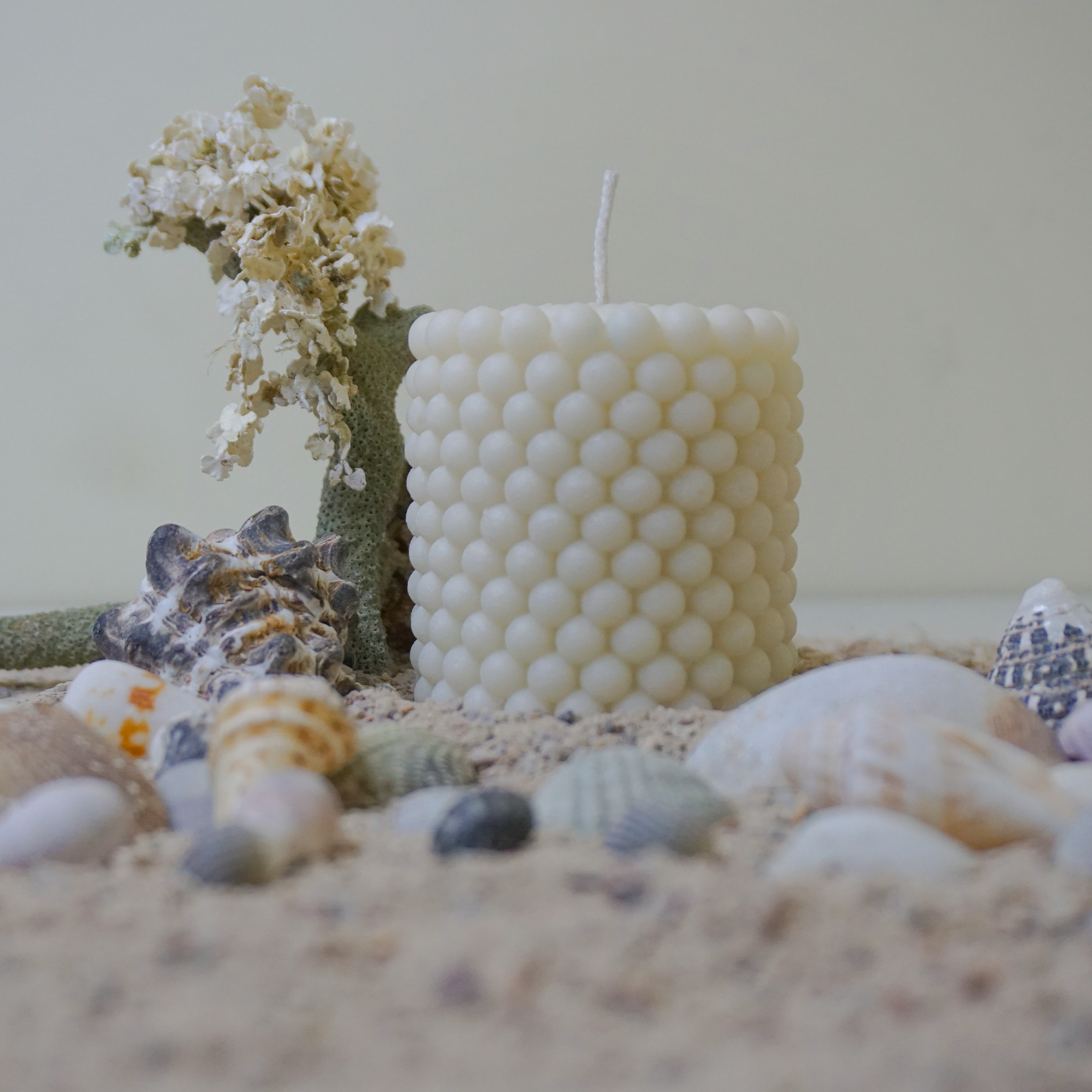 Scented Pillar Pearl Candle